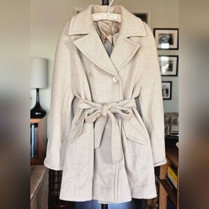 Les Copains Women's Double Breasted Pea Coat